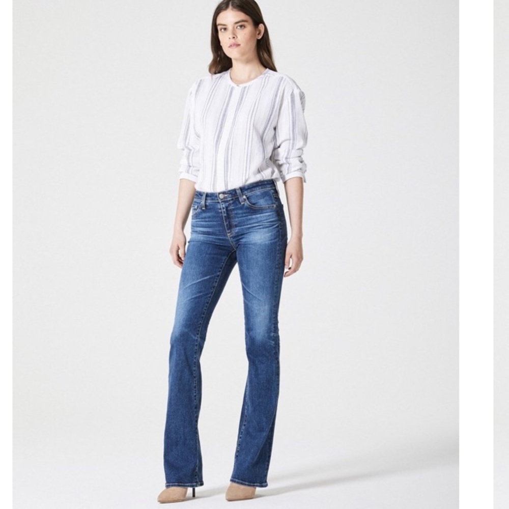 AG Adrian Goldschmied The angel boot cut jeans 27R - Picture 1 of 8